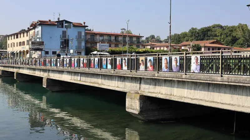 Un'altra immagine del ponte che unisce i Comuni di Paratico e Sarnico