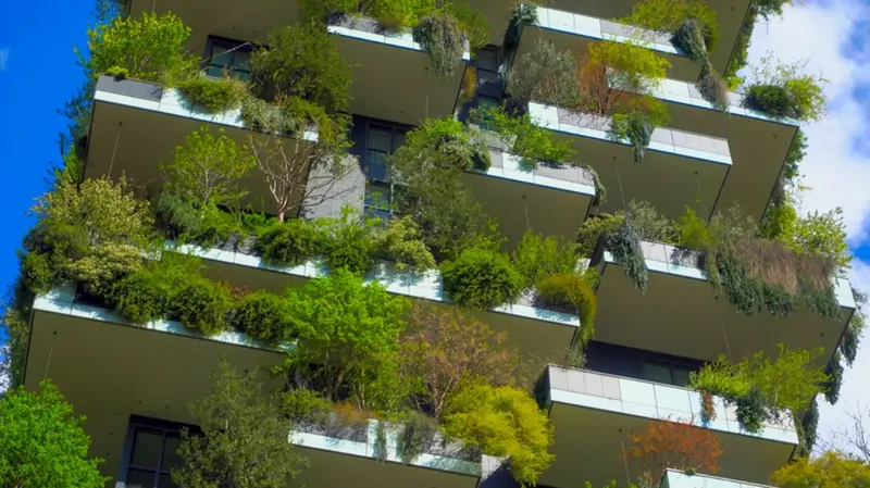 Un esempio di giardino verticale
