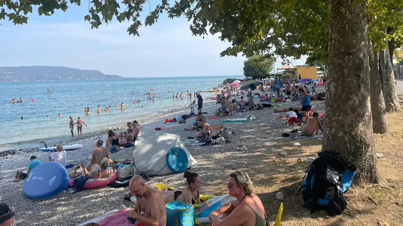 La spiaggia dove è avvenuto il fatto - Foto © www.giornaledibrescia.it