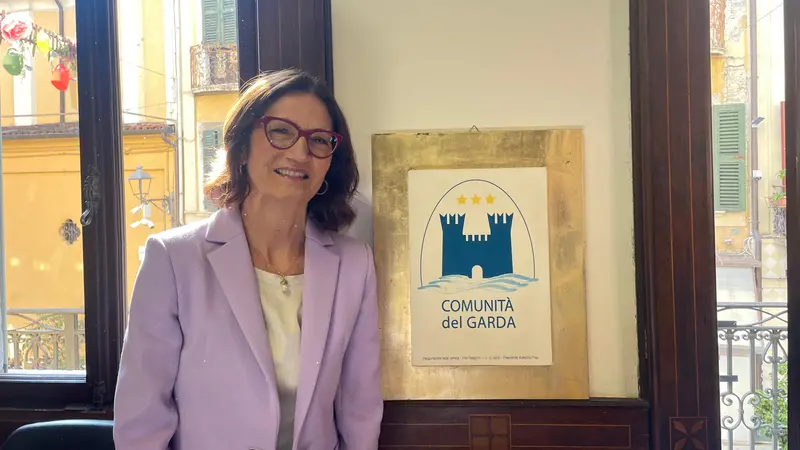 Mariastella Gelmini, presidente della Comunità del Garda