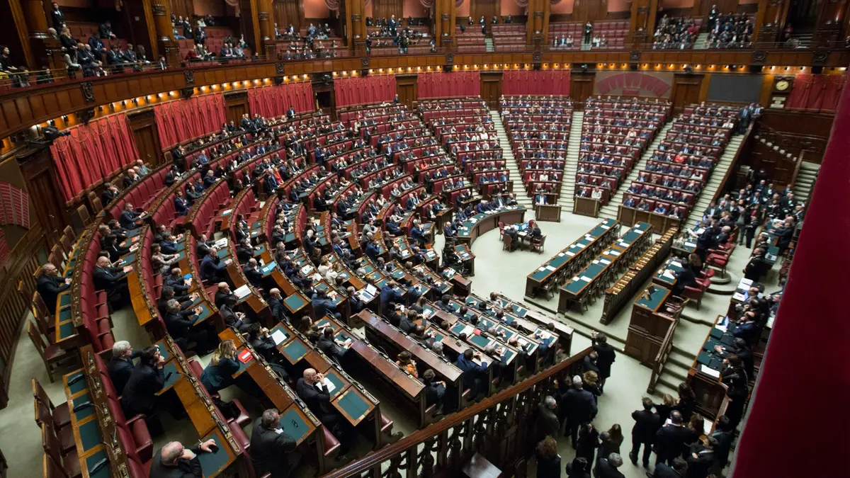 L'interno della Camera dei Deputati