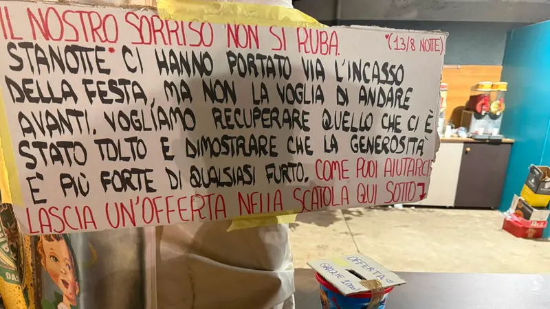 La cassaforte scassinata nell'oratorio di Berlinghetto