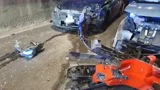 L'incidente in galleria a Gargnano