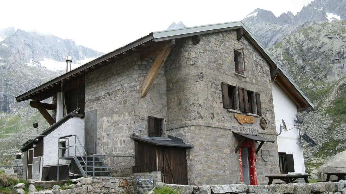 Il rifugio Prudenzini