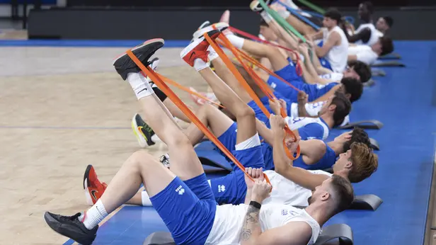SPORT BASKET BRESCIA SERIE B PALA A2A PRIMO ALLENAMENTO A PORTE APERTE A2A LEONESSA BRESCIA NELLA FOTO MOMENTI DELL’ALLENAMENTO 17-08-2026 PIERPAOLO PAPETTI AGENZIA NEWREPORTER