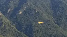 L'incendio boschivo nel territorio di Anfo è stato spento