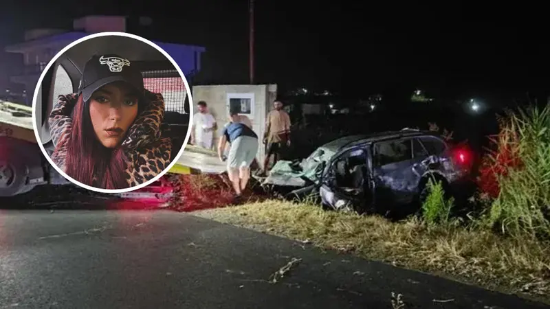 L'incidente vicino a Tirana - Foto Vox News Albania