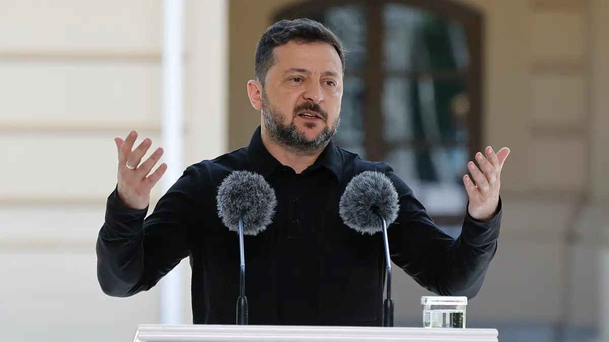 Il presidente ucraino Volodymyr Zelensky - Foto Ansa © www.giornaledibrescia.it