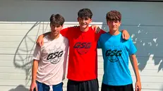 Da sinistra: Cristian Rezzola, Luca Inselvini e Manuel Prandelli