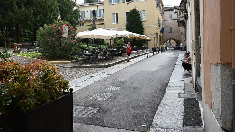 Il tratto interessato dai lavori - Foto Comune di Brescia