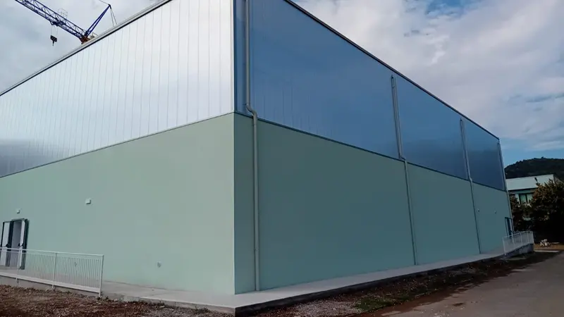 La palestra delle scuole medie di Gavardo