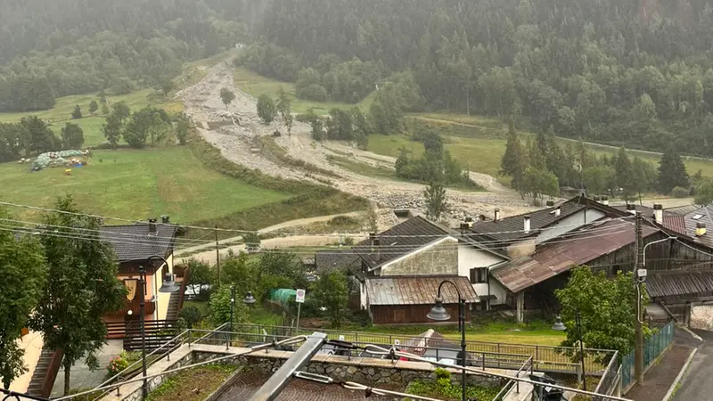 L'esondazione a Stadolina di Vione