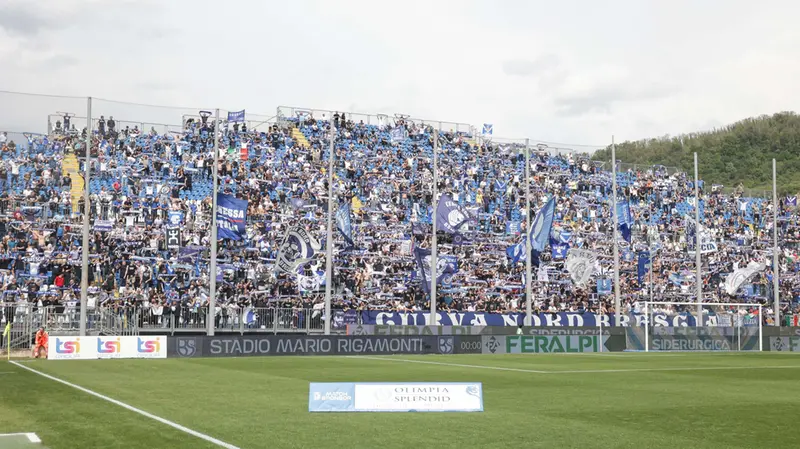 Lo stadio Mario Rigamonti riapre i battenti in occasione della prima di campionato contro il Carpi