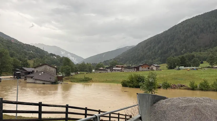 Maltempo, gli allagamenti a Stadolina