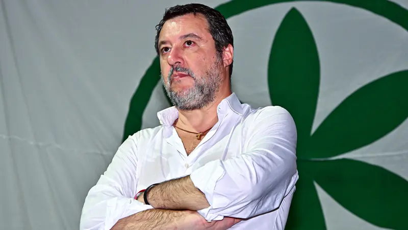 Matteo Salvini, leader della Lega - Foto Ansa © www.giornaledibrescia.it