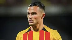 Matteo Della Morte con la maglia del Benevento - Foto Instagram matteodellamorte