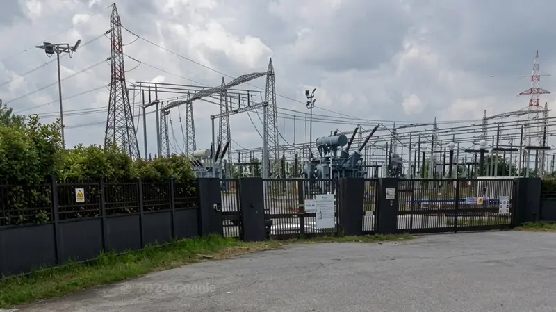 L'area in cui si trova la stazione Terna