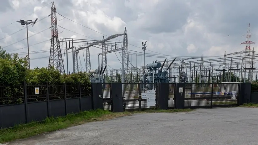 L'area in cui si trova la stazione Terna