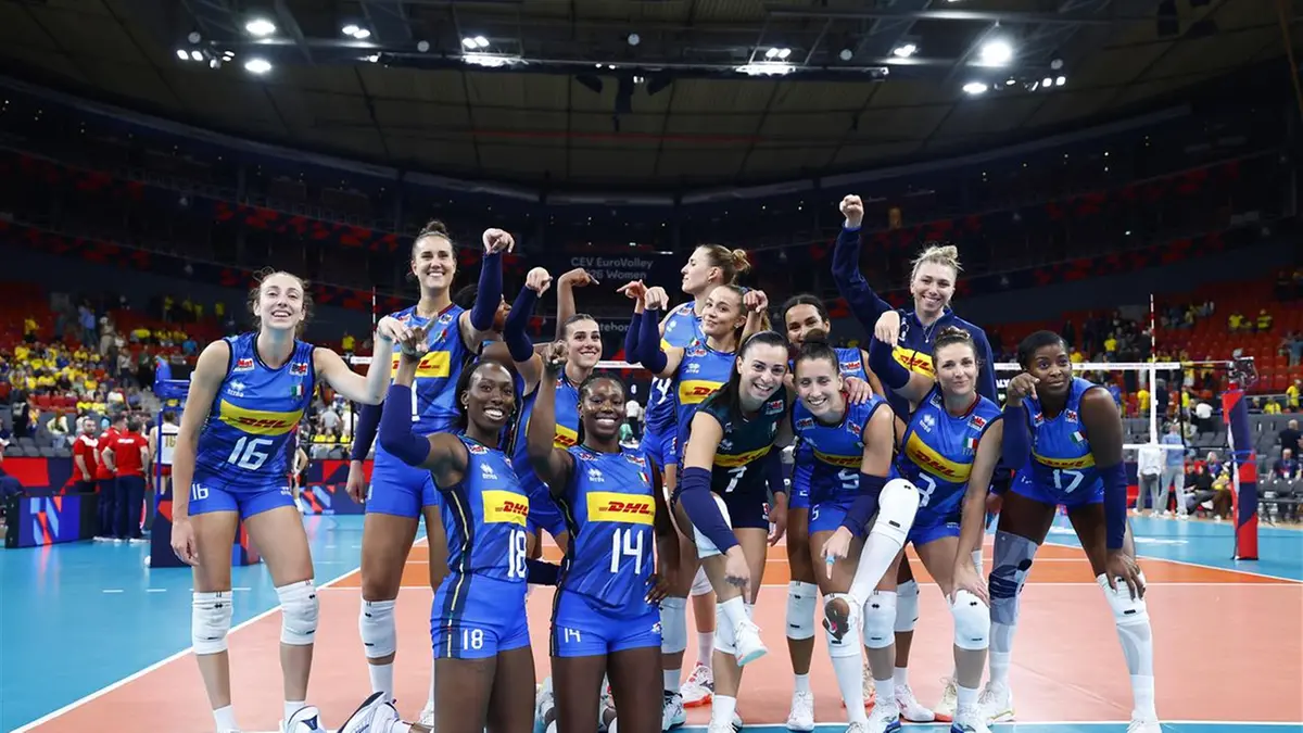Le azzurre soddisfatte per il successo sul Montenegro nel secondo match degli Europei femminili di volley