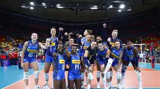 Le azzurre soddisfatte per il successo sul Montenegro nel secondo match degli Europei femminili di volley