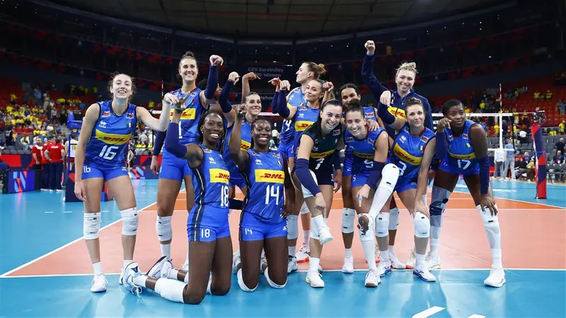 Le azzurre soddisfatte per il successo sul Montenegro nel secondo match degli Europei femminili di volley