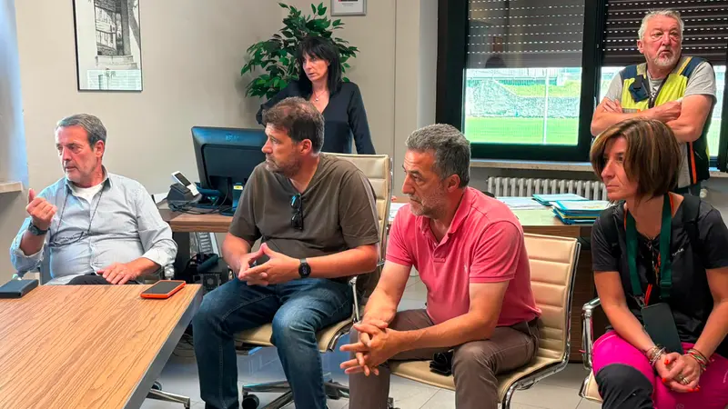 Il sopralluogo di Maione, Treccani con sindaci ed enti - © www.giornaledibrescia.it