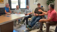 Il sopralluogo di Tironi, Maione e Treccani con sindaci ed enti - © www.giornaledibrescia.it
