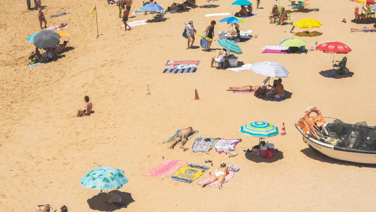 Persone in spiaggia