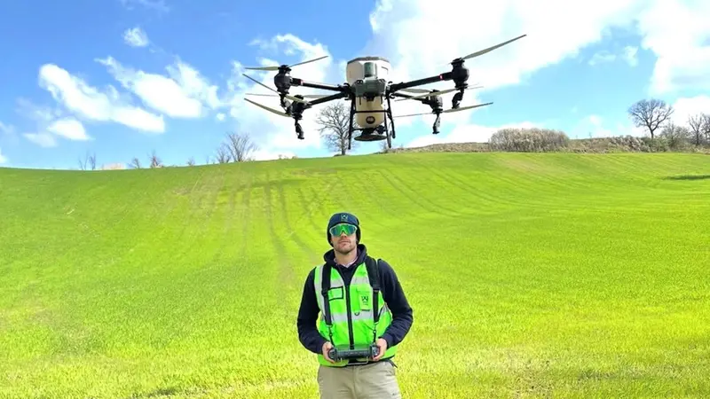 Uno dei droni utilizzati da Kiwi Drone - Foto Kiwi Drone