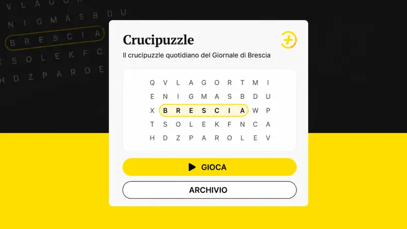 «Giochi del GdB», il crucipuzzle