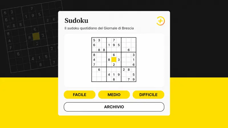 «Giochi del GdB», il sudoku