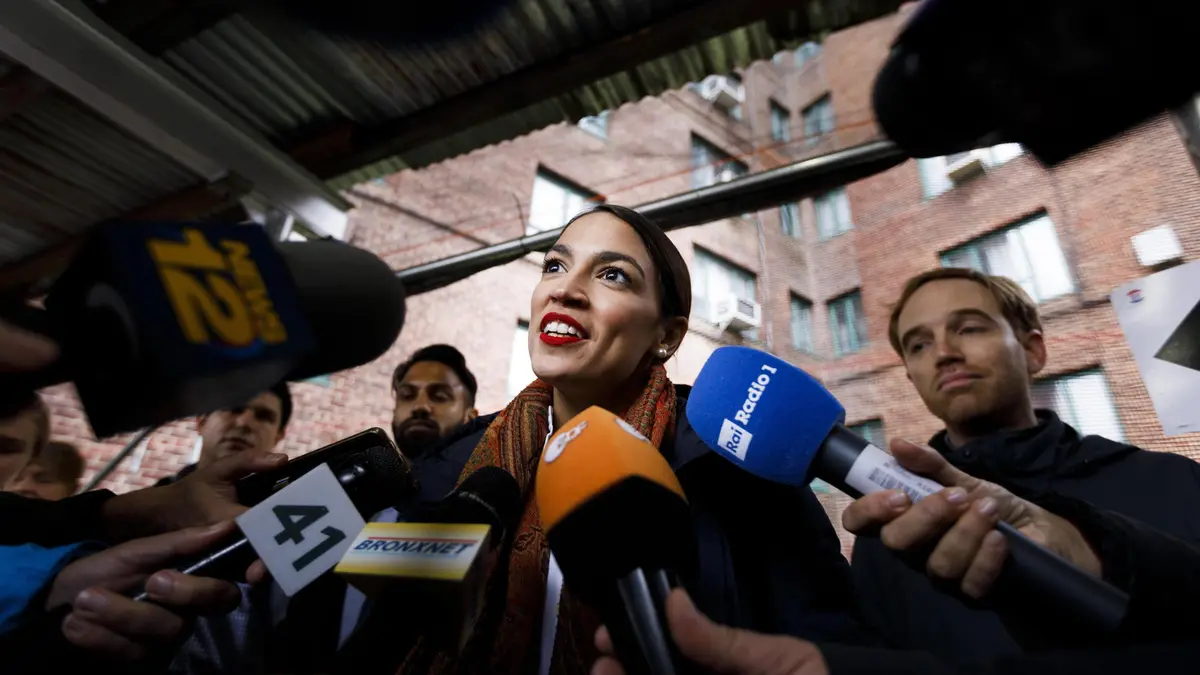 La deputata statunitense Alexandria Ocasio-Cortez - Foto Ansa © www.giornaledibrescia.it