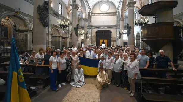 CRONACA BRESCIA CHIESA DI SAN GIUSEPPE 35° ANNIVERSARIO INDIPENDENZA UCRAINA PER BERTOLI 23-08-2026 MARCO ORTOGNI NEW EDEN GROUP