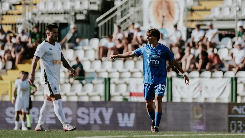 Un momento della partita