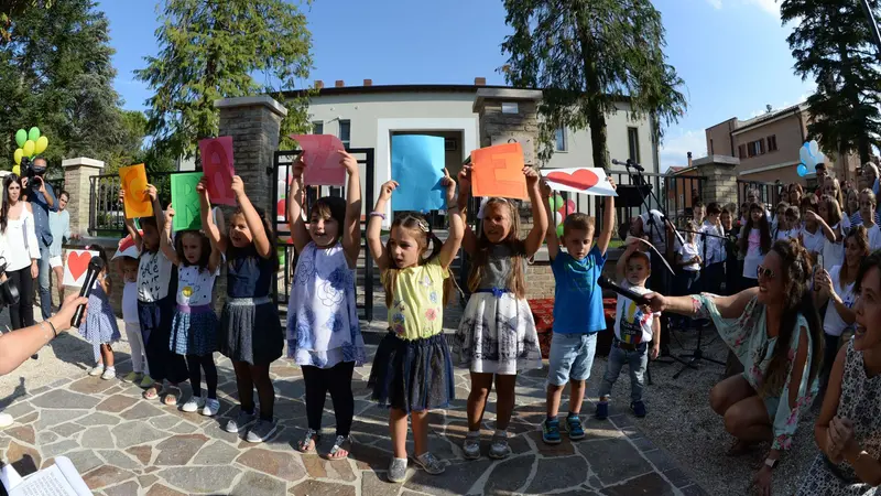 L'inaugurazione della scuola Romolo Murri di Gualdo il 15 settembre 2018 - Foto Gabriele Strada/Neg © www.giornaledibrescia.it