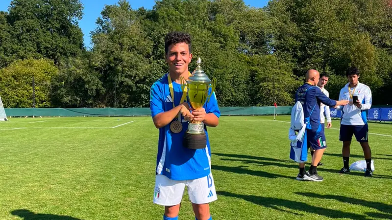 La gioia di Mattia Vareschi protagonista con la Nazionale paralimpica