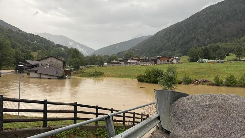Gli allagamenti a Stadolina