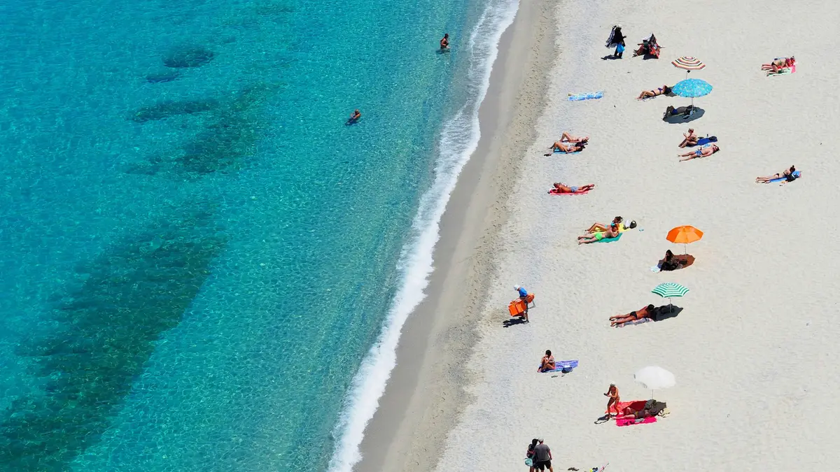Bagnanti al mare