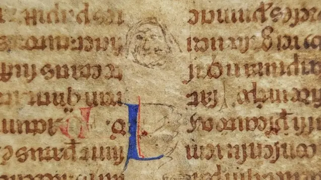 Un frammento del «Corpus iuris civilis» scarabocchiato