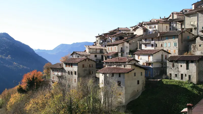 Uno scorcio di Magasa in Valvestino