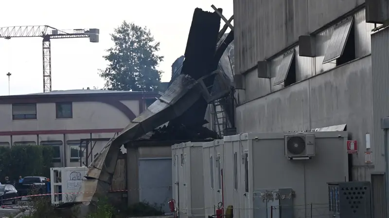 La Maxi Dolphin di Erbusco dopo l'incendio