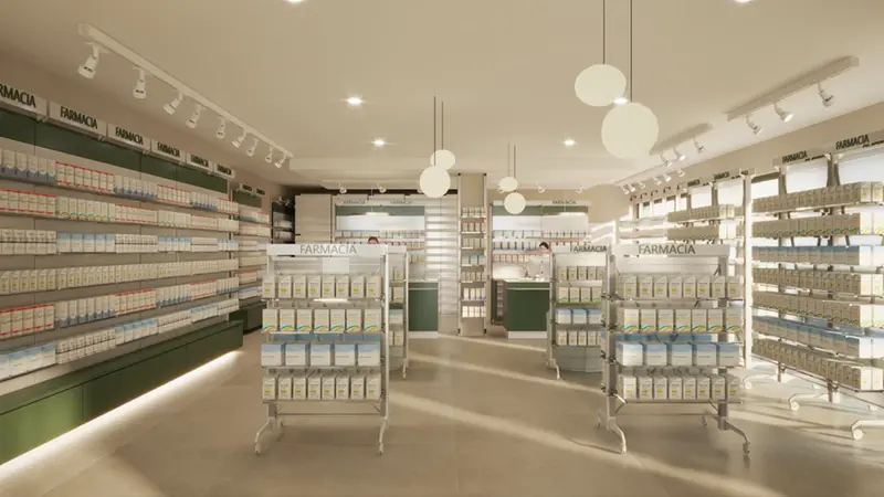 Rinnovati gli interni della farmacia