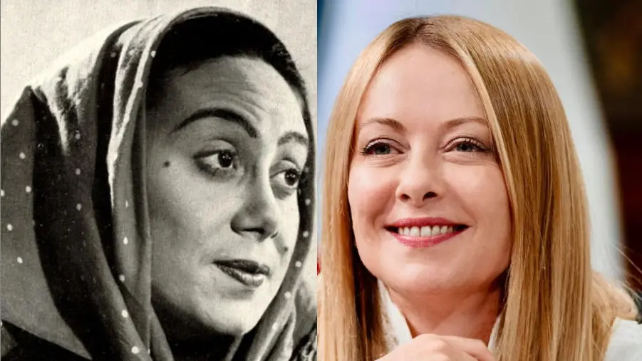 L'attrice Zoe Incrocci, nonna di Giorgia Meloni, e la premier
