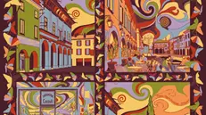 Il raffinato foulard che rende omaggio alla piazza
