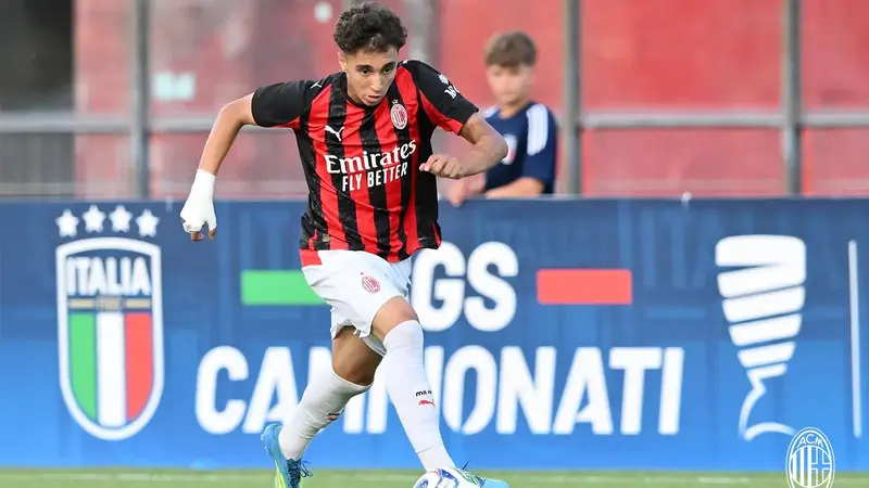 Dribbling e gol: Akram ha caratteristiche molto interessanti - Foto AC Milan
