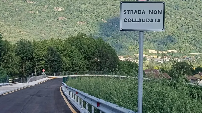 La nuova strada è già percorribile - © www.giornaledibrescia.it