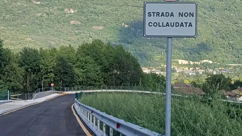 La nuova strada è già percorribile - © www.giornaledibrescia.it