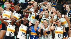 La Nazionale italiana di volley sta dominando agli Europei  - © Fipav Creative Hubb