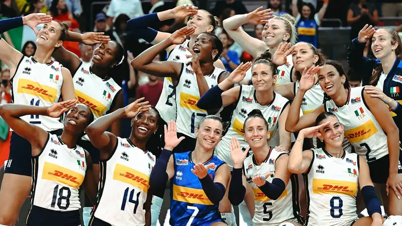 La Nazionale italiana di volley sta dominando agli Europei  - © Fipav Creative Hubb