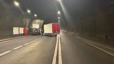 L'incidente in galleria a Marone
